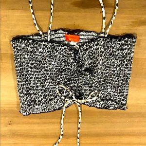 River Island - Leopard Print Crop Top - Size Small